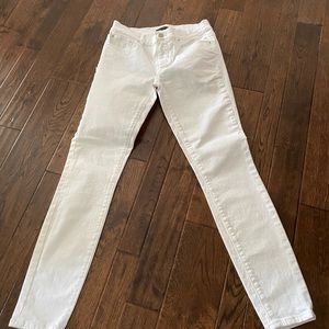 Ann Taylor white jeans in size 0.